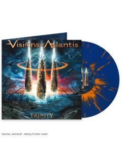 VISIONS OF ATLANTIS-Trinity / Limited Edition Dark Blue Orange Splatter Vinyl LP - Pre Order Release Date 9/15/2023