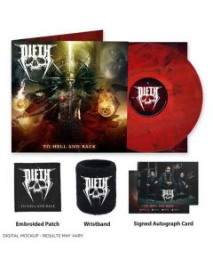 DIETH-To Hell And Back / Limited Edition Red Black Marbled Vinyl LP Diehard Edition