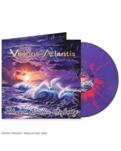 VISIONS OF ATLANTIS-Eternal Endless Infinity / Limited Edition Purple Rose Splatter Vinyl LP - Pre Order Release Date 9/15/2023