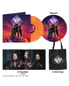THE GEMS - Phoenix / Limited Edition Orange Red Marble Vinyl LP with Slipmat + 16 Page Booklet + Cloth Bag - Pre Order Release Date 1/26/2024
