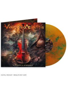 VISIONS OF ATLANTIS - A Pirate's Symphony / Limited Edition Orange Green Marbled Vinyl LP - Pre Order Release Date 12/1/2023