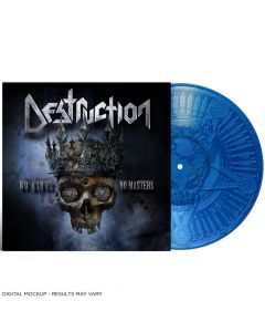 DESTRUCTION - No Kings - No Masters / 12 inch Single Translucent Blue Vinyl with Slipcase - Pre Order Release Date 10/7/2024