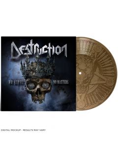 DESTRUCTION - No Kings - No Masters / 12 inch Single Solid Gold Vinyl with Slipcase - Pre Order Release Date 10/7/2024