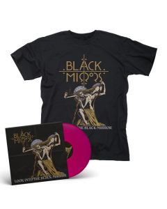 BLACK MIRRORS-Look Into The Black Mirror/Limited Edition PURPLE Vinyl LP + T-Shirt Bundle