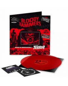 BLOODY HAMMERS - Songs Of Unspeakable Terror / NAPALM USA EXCLUSIVE LIMITED EDITION DIEHARD RED LP + 2 PATCHES