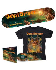 DEVILDRIVER - Dealing With Demons I / Digipak + Shirt + Skateboard Bundle