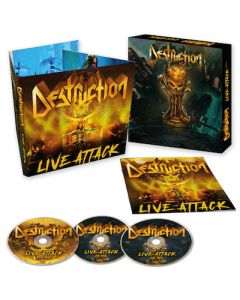 DESTRUCTION - Live Attack / 2CD & Blu-Ray Digipak