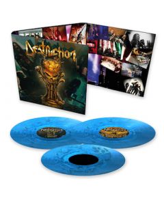 DESTRUCTION - Live Attack / LIMITED EDITION BLUE BLACK 3LP  PRE ORDER EXPECTED TO SHIP BY 2/4/22