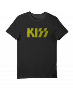 Kiss Logo Yellow/ T-Shirt