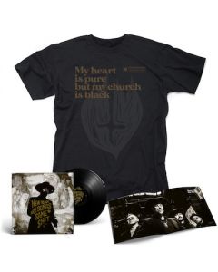 ME AND THAT MAN - New Man, New Songs, Same Shit, Vol.1 / BLACK LP + Burning Churches T-Shirt Bundle