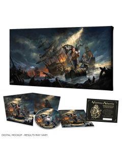 VISIONS OF ATLANTIS - Pirates / DIEHARD EDITION Digipak CD + Canvas Bundle