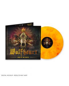 WOLFHEART - King Of The North / LIMITED EDITION YELLOW RED MARBLE LP PRE-ORDER RELEASE DATE 9/16/22