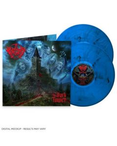 BURNING WITCHES-The Dark Tower / Limited Edition Blue Black Marbled Vinyl 2LP - Pre Order Release Date 5/5/2023