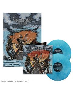EINHERJER - Norse And Dangerous (Live... From The Land Of Legends) / LIMITED EDITION SKY BLUE AND CLEAR MARBLE 2LP PRE-ORDER RELEASE DATE 8/5/22