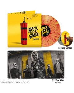 KISSIN' DYNAMITE - Back With A Bang / Limited Edition Yellow Red Splatter Vinyl LP + Record Butler - Pre Order Release Date 7/5/2024