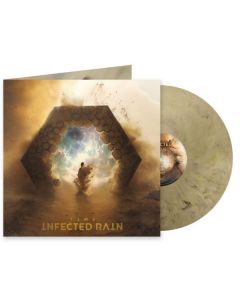 INFECTED RAIN - Time / Limited Edition Bone White/Yellow Black Marbled Vinyl LP - PRE ORDER RELEASE DATE 2/9/2024