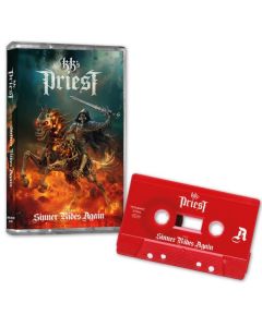 KK'S PRIEST - The Sinner Rides Again / Limited Edition Red Cassette Tape - PRE-ORDER RELEASE DATE 09/29/2023