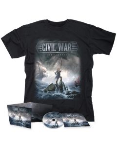 CIVIL WAR - Invaders / Digisleeve CD + T-Shirt Bundle