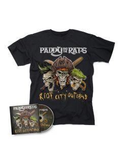 PADDY AND THE RATS-Riot City Outlaws/CD + T-Shirt Bundle