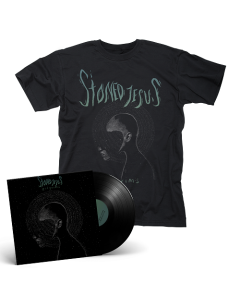 STONED JESUS- Pilgrims/Limited Edition BLACK Vinyl Gatefold LP + T-Shirt Bundle