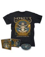 MONKEY3-Astra Symmetry/Limited Edition Digipack CD + T-Shirt Bundle