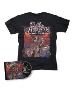 EVIL INVADERS-Feed Me Violence/CD + T-Shirt BUNDLE