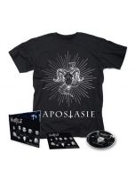 NACHTBLUT-Apostasie/Limited Edition Digipack CD + T-Shirt Bundle