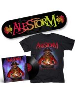 ALESTORM - Curse Of The Crystal Coconut / Black LP + T-Shirt + Skateboard Bundle