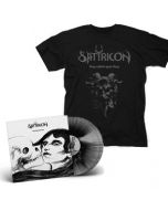 SATYRICON-Deep calleth upon Deep/Limited Edition BLACK WHITE SPLATTER Gatefold 2LP+ Devil T-Shirt Bundle