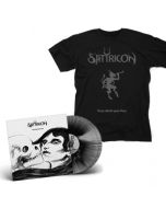 SATYRICON-Deep calleth upon Deep/Limited Edition BLACK WHITE SPLATTER Gatefold 2LP+ Satyr T-Shirt Bundle
