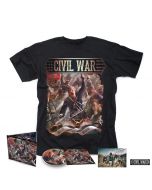 CIVIL WAR-The Last Full Measure/Limited Edition Digipack CD + T-Shirt + Patch Bundle