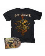 DEVILDRIVER-Outlaws 'Til The End Vol. I/CD + Cowboy T-Shirt Bundle