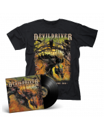 DEVILDRIVER - Outlaws 'Til The End BLACK Vinyl Gatefold LP + T-Shirt Bundle