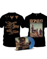OTEP-Generation Doom/Limited Edition BLUE GOLD Splattered Gatefold Vinyl LP + T-Shirt Bundle