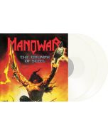 MANOWAR - The Triumph Of Steel / NAPALM RECORDS EXCLUSIVE Milky Clear 2LP