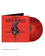THE NEW ROSES-Sweet Poison/ LP RED BLACK MARBLE