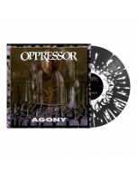 OPPRESSOR - Agony / Transparent Black White Splatter Vinyl LP - Pre Order Release Date 6/14/2024