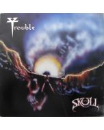 TROUBLE - The Skull / CLEAR BLUE WHITE Splatter LP