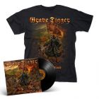GRAVE DIGGER - Fields Of Blood / BLACK Gatefold LP + T-Shirt Bundle