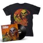 STALKER - Black Majik Terror / BLACK LP + T-Shirt Bundle