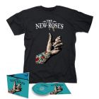 THE NEW ROSES-One More For The Road/Limited Edition Digipack CD + T-Shirt BUNDLE